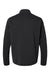 Adidas A588 Mens Spacer 1/4 Zip Sweatshirt Black Flat Back