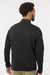 Adidas A588 Mens Spacer 1/4 Zip Sweatshirt Black Model Back