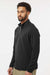 Adidas A588 Mens Spacer 1/4 Zip Sweatshirt Black Model Side