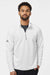 Adidas A588 Mens Spacer 1/4 Zip Sweatshirt Core White Model Front