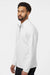 Adidas A588 Mens Spacer 1/4 Zip Sweatshirt Core White Model Side