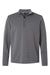 Adidas A588 Mens Spacer 1/4 Zip Sweatshirt Grey Flat Front