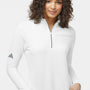 Adidas Womens Spacer 1/4 Zip Sweatshirt - Core White