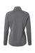 Adidas A589 Womens Spacer 1/4 Zip Sweatshirt Grey Flat Back