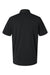 Adidas A590 Mens Short Sleeve Polo Shirt Black Flat Back
