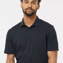 Adidas Mens Short Sleeve Polo Shirt - Black - NEW