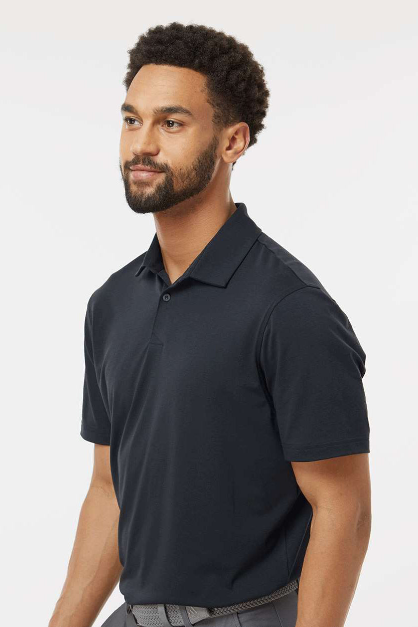 Adidas A590 Mens Short Sleeve Polo Shirt Black Model Side