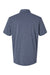Adidas A590 Mens Short Sleeve Polo Shirt Collegiate Navy Blue Melange Flat Back