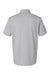 Adidas A590 Mens Short Sleeve Polo Shirt Grey Melange Flat Back