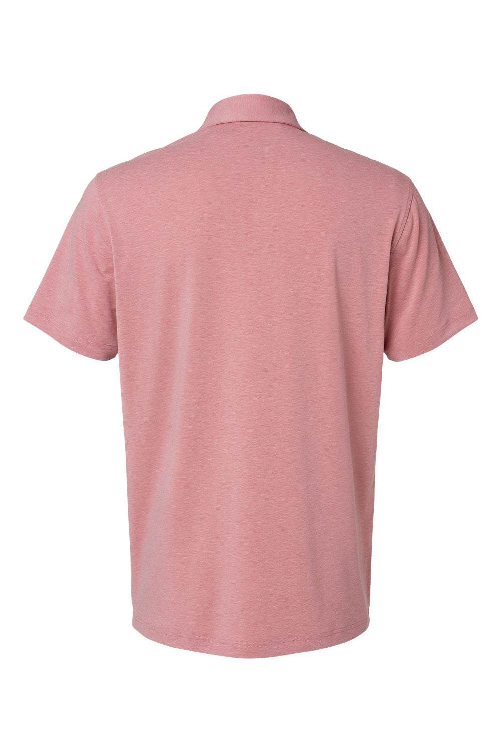 Adidas A590 Mens Short Sleeve Polo Shirt Pink Strata Melange Flat Back