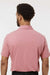 Adidas A590 Mens Short Sleeve Polo Shirt Pink Strata Melange Model Back