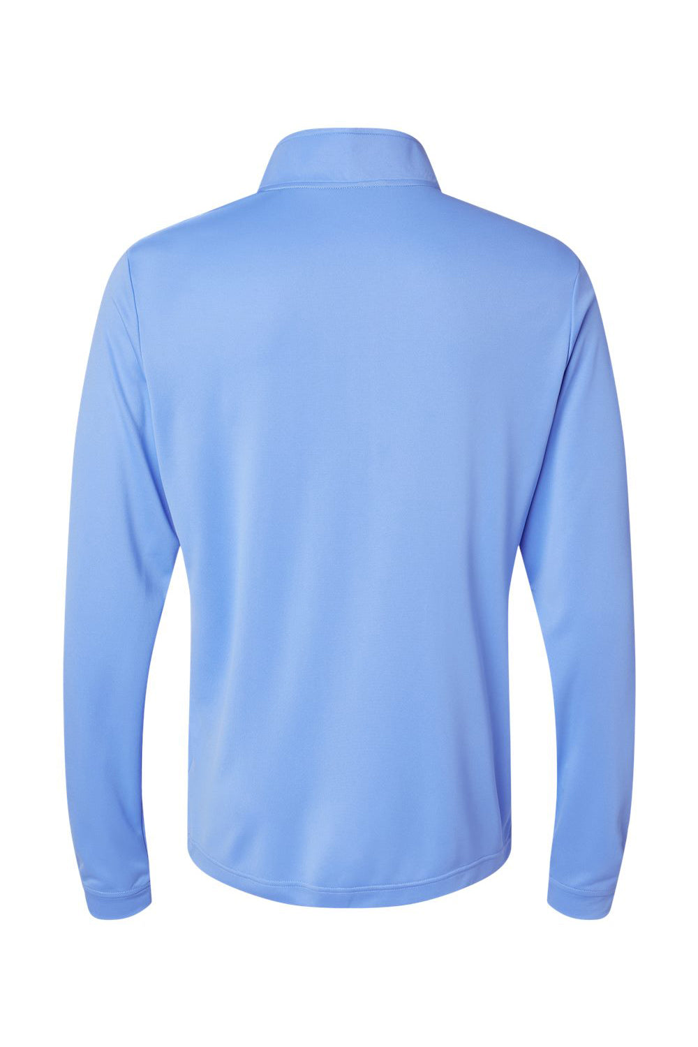 Adidas A401 Mens 1/4 Zip Pullover Blue Fusion Flat Back