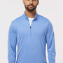 Adidas Mens UPF 50+ 1/4 Zip Sweatshirt - Blue Fusion