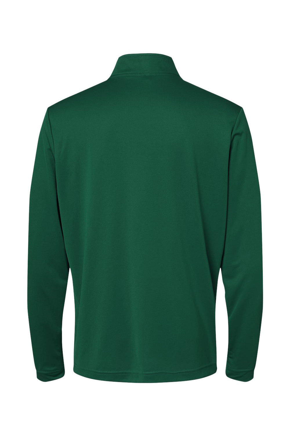 Adidas A401 Mens UPF 50+ 1/4 Zip Sweatshirt Collegiate Green Flat Back