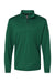 Adidas A401 Mens UPF 50+ 1/4 Zip Sweatshirt Collegiate Green Flat Front