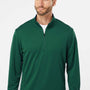 Adidas Mens UPF 50+ 1/4 Zip Sweatshirt - Collegiate Green - NEW