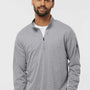 Adidas Mens UPF 50+ 1/4 Zip Sweatshirt - Grey Melange - NEW