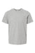 Alternative K1070CV Youth CVC Go To Short Sleeve Crewneck T-Shirt Heather Grey Flat Front