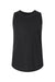 LAT 2692 Youth Girls Relaxed Fine Jersey Tank Top Black Flat Front