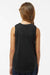 LAT 2692 Youth Girls Relaxed Fine Jersey Tank Top Black Model Back
