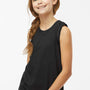 LAT Youth Girls Relaxed Fine Jersey Tank Top - Black