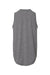 LAT 2692 Youth Girls Relaxed Fine Jersey Tank Top Heather Granite Grey Flat Back