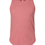 LAT Youth Girls Relaxed Fine Jersey Tank Top - Mauvelous Pink - NEW