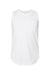 LAT 2692 Youth Girls Relaxed Fine Jersey Tank Top White Flat Front