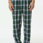 Boxercraft Mens Harley Flannel Pants w/ Pockets - Green/White