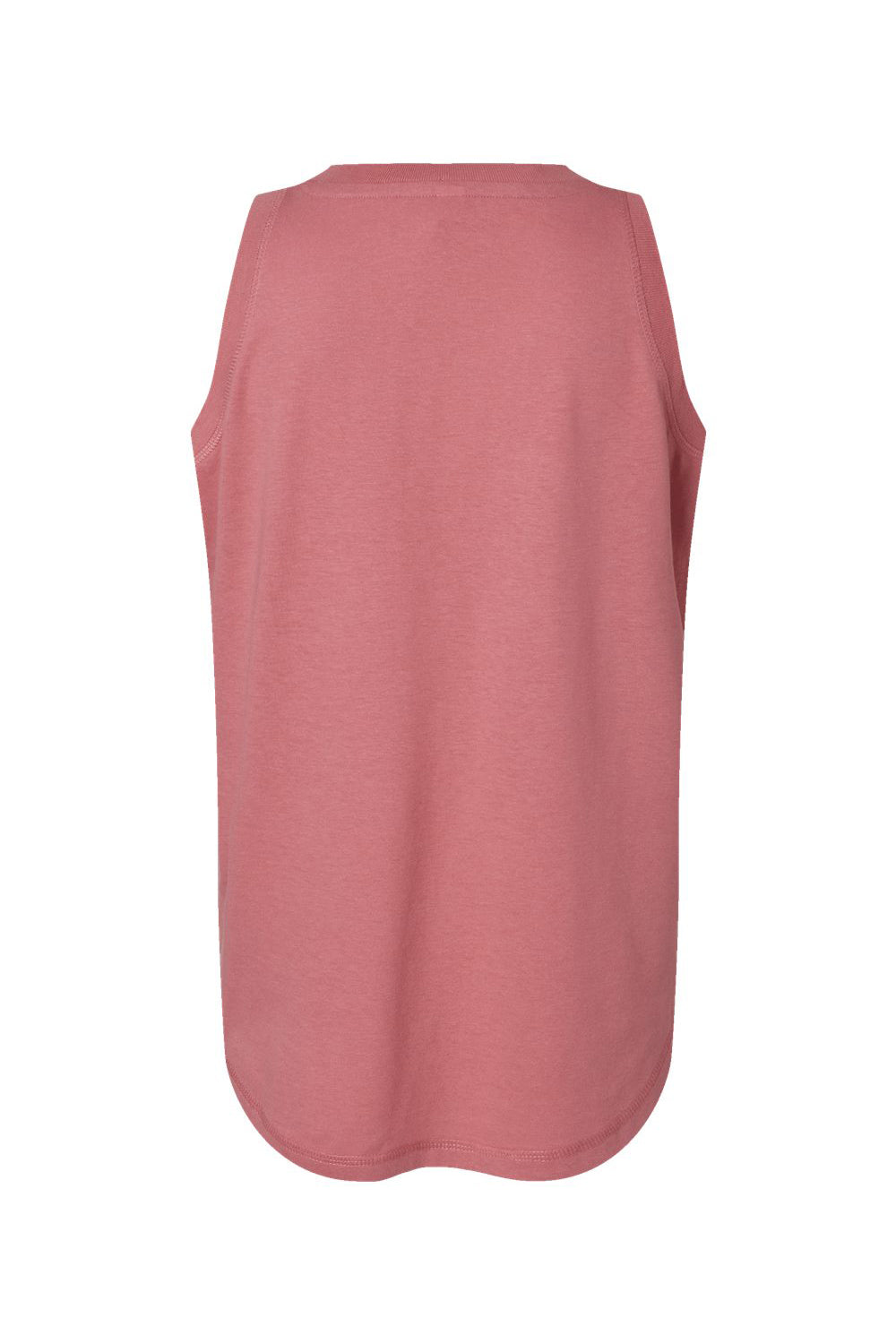 LAT 3592 Womens Relaxed Fine Jersey Tank Top Mauvelous Pink Flat Back