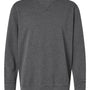 LAT Mens Vintage Wash Fleece Crewneck Sweatshirt - Washed Black - New