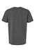 LAT 6902 Mens Vintage Wash Short Sleeve Crewneck T-Shirt Black Flat Back