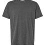 LAT Mens Vintage Wash Short Sleeve Crewneck T-Shirt - Black