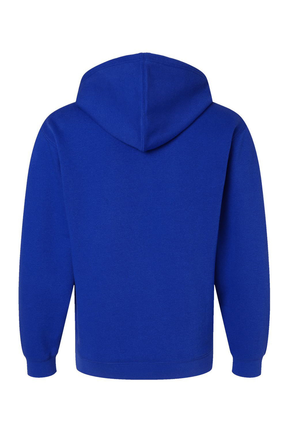 LAT 6926 Mens Elevated Fleece Basic Hooded Sweatshirt Hoodie w/ Pouch Pocket Royal Blue Flat Back