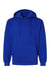 LAT 6926 Mens Elevated Fleece Basic Hooded Sweatshirt Hoodie w/ Pouch Pocket Royal Blue Flat Front