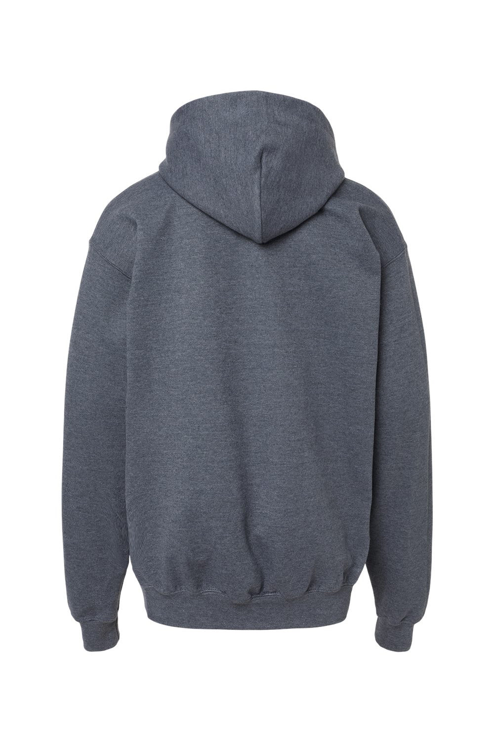 Gildan SF500B Youth Softstyle Hooded Sweatshirt Hoodie w/ Pouch Pocket Heather Dark Grey Flat Back