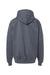 Gildan SF500B Youth Softstyle Hooded Sweatshirt Hoodie w/ Pouch Pocket Heather Dark Grey Flat Back