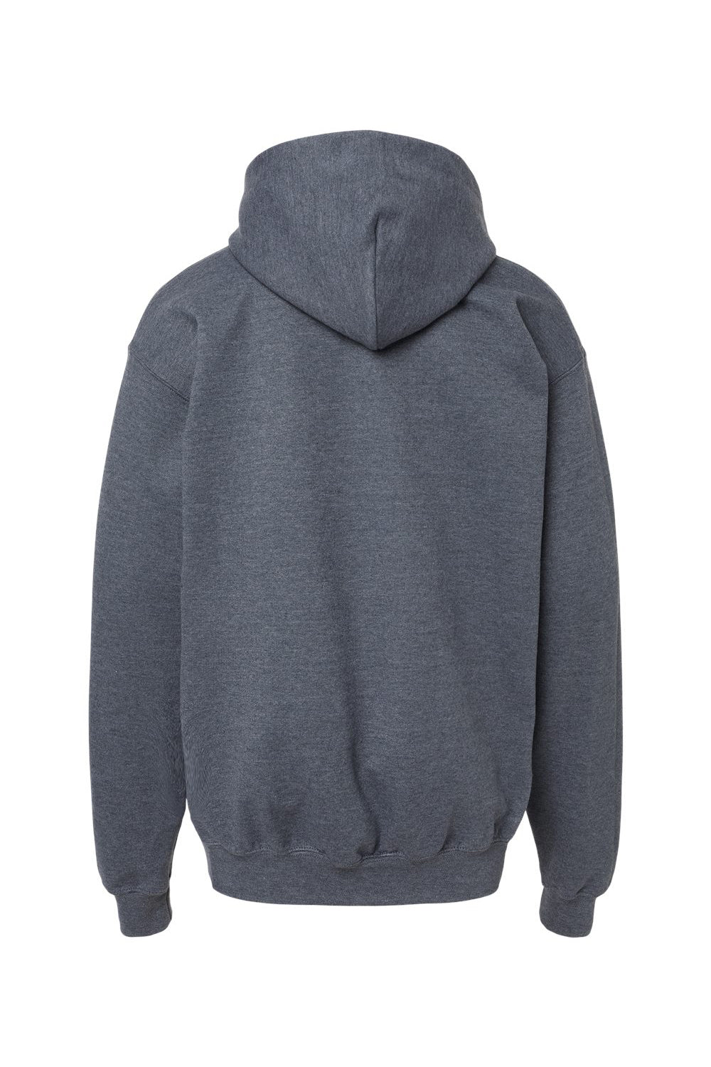 Gildan SF500B Youth Softstyle Hooded Sweatshirt Hoodie Heather Dark Grey Flat Back