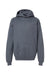 Gildan SF500B Youth Softstyle Hooded Sweatshirt Hoodie Heather Dark Grey Flat Front