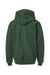 Gildan SF500B Youth Softstyle Hooded Sweatshirt Hoodie Forest Green Flat Back