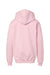 Gildan SF500B Youth Softstyle Hooded Sweatshirt Hoodie Light Pink Flat Back