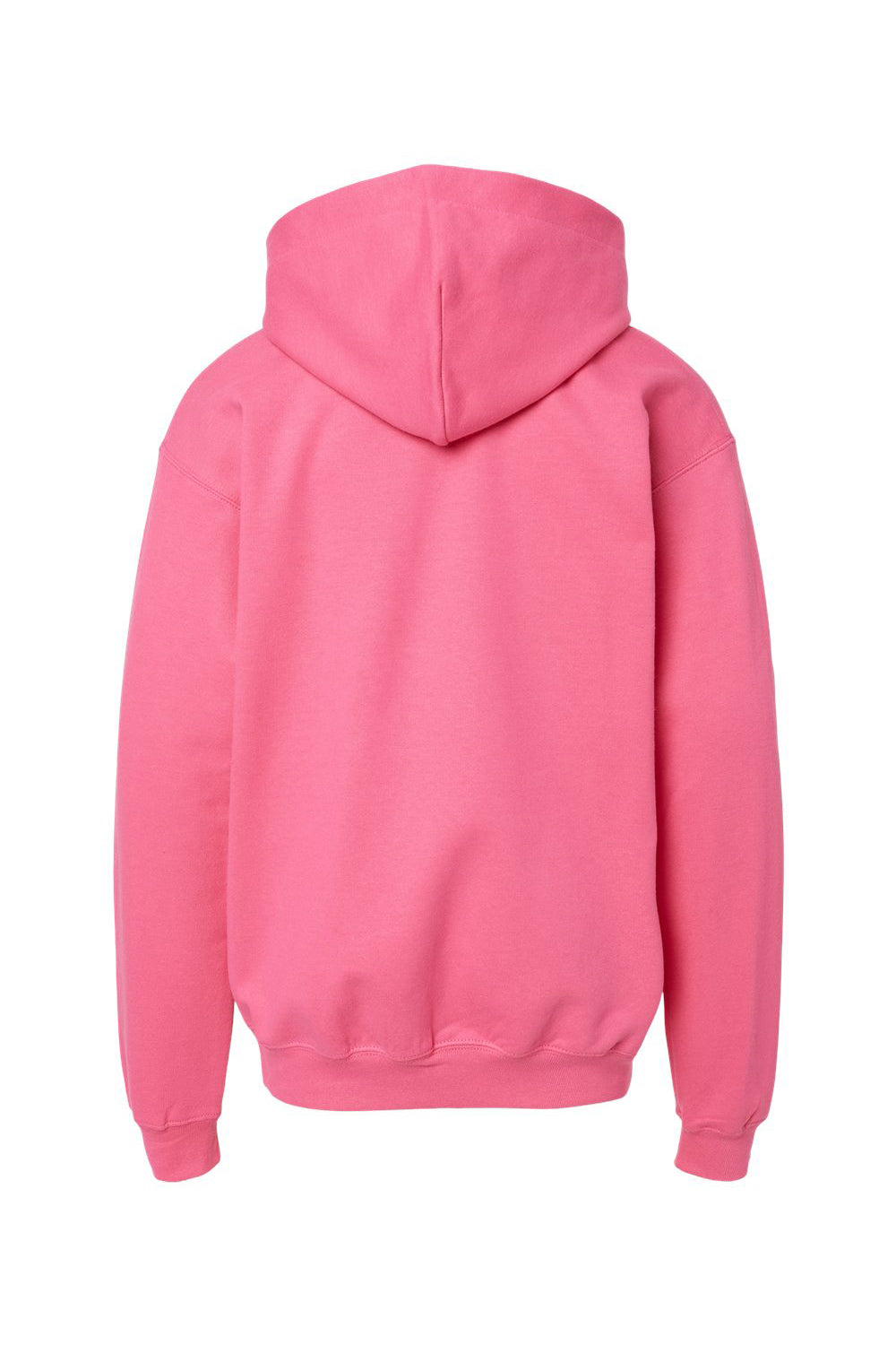 Gildan SF500B Youth Softstyle Hooded Sweatshirt Hoodie Pink Lemonade Flat Back