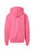 Gildan SF500B Youth Softstyle Hooded Sweatshirt Hoodie Pink Lemonade Flat Back