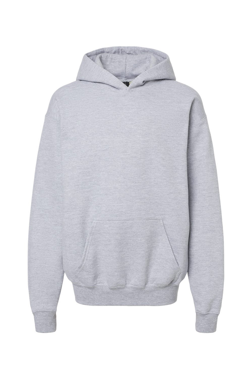 Gildan SF500B Youth Softstyle Hooded Sweatshirt Hoodie w/ Pouch Pocket Sport Grey Flat Front
