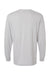 Gildan 67400 Mens Softstyle CVC Long Sleeve Crewneck T-Shirt Cement Grey Flat Back