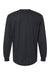 Gildan 67400 Mens Softstyle CVC Long Sleeve Crewneck T-Shirt Pitch Black Flat Back