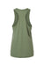 Gildan 64220LCVC Womens Softstyle CVC Racerback Tank Top Cactus Green Flat Back