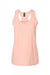 Gildan 64220LCVC Womens Softstyle CVC Racerback Tank Top Dusty Rose Pink Flat Front
