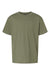 Gildan 67000B Youth Softstyle CVC Short Sleeve Crewneck T-Shirt Cactus Green Flat Front