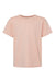 Gildan 67000B Youth Softstyle CVC Short Sleeve Crewneck T-Shirt Dusty Rose Pink Flat Front